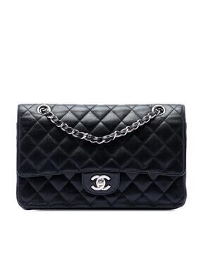 Chanel Medium Classic Caviar Double #290417C60B
